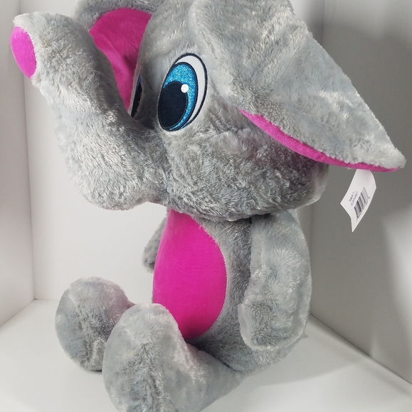 2ft Extra Large Stuffed Plush Gray Elephant - Picture 2 of 12
